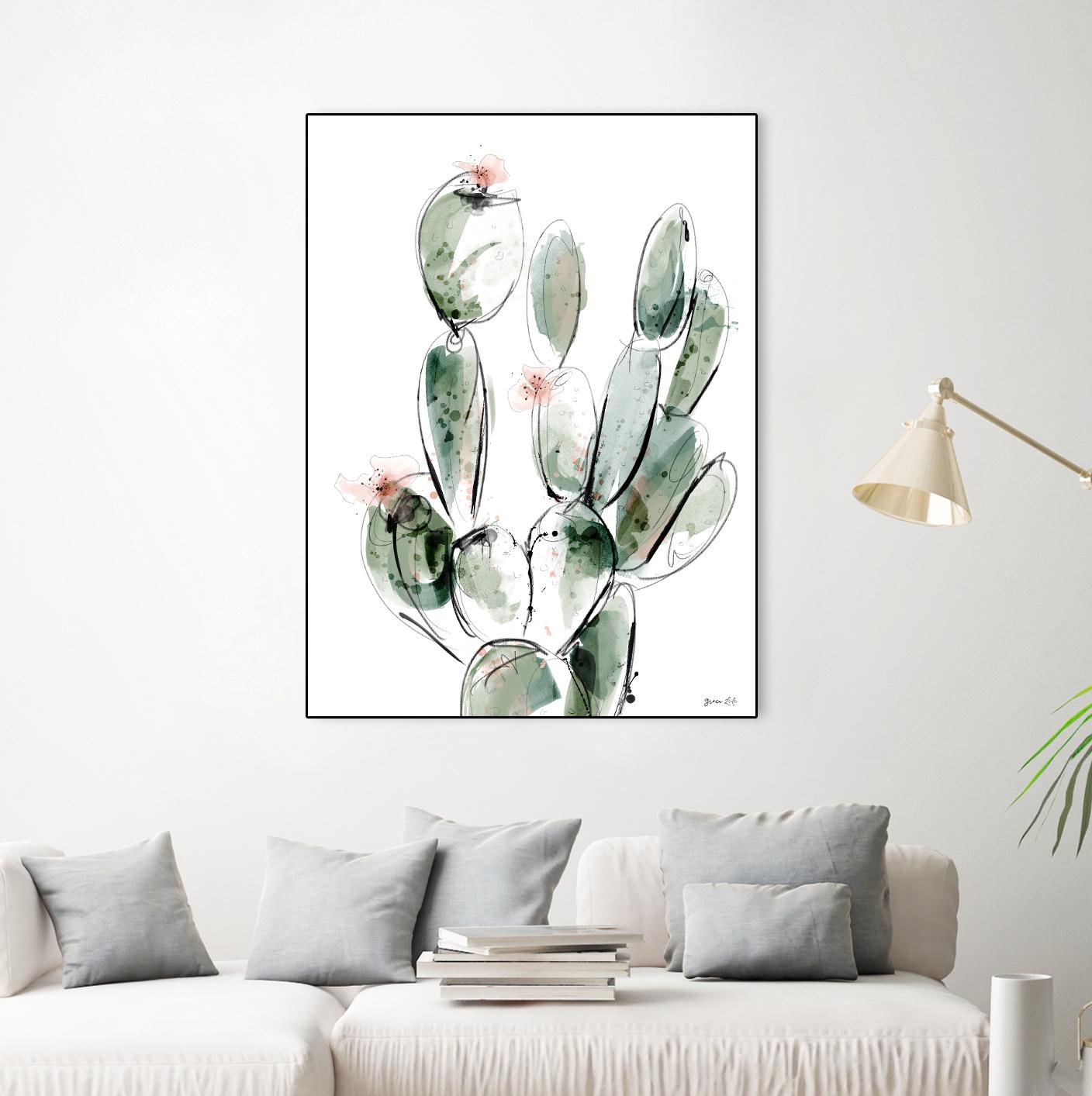 Prickly Pear by Green Lili on GIANT ART - multicolor contemporary