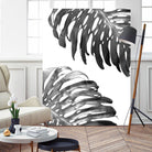 Double Philodendron (BW) by Lexie Greer on GIANT ART - multicolor photography; floral/still life