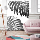 Double Philodendron (BW) by Lexie Greer on GIANT ART - multicolor photography; floral/still life