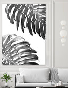 Double Philodendron (BW) by Lexie Greer on GIANT ART - multicolor photography; floral/still life