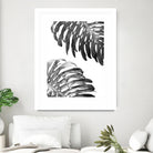 Double Philodendron (BW) by Lexie Greer on GIANT ART - multicolor photography; floral/still life