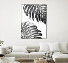 Double Philodendron (BW) by Lexie Greer on GIANT ART - multicolor photography; floral/still life