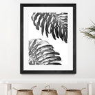 Double Philodendron (BW) by Lexie Greer on GIANT ART - multicolor photography; floral/still life