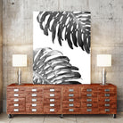 Double Philodendron (BW) by Lexie Greer on GIANT ART - multicolor photography; floral/still life