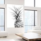 Pineapple (BW) by Lexie Greer on GIANT ART - multicolor photography; cuisine; floral/still life