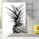 Pineapple (BW) by Lexie Greer on GIANT ART - multicolor photography; cuisine; floral/still life
