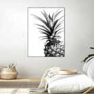 Pineapple (BW) by Lexie Greer on GIANT ART - multicolor photography; cuisine; floral/still life