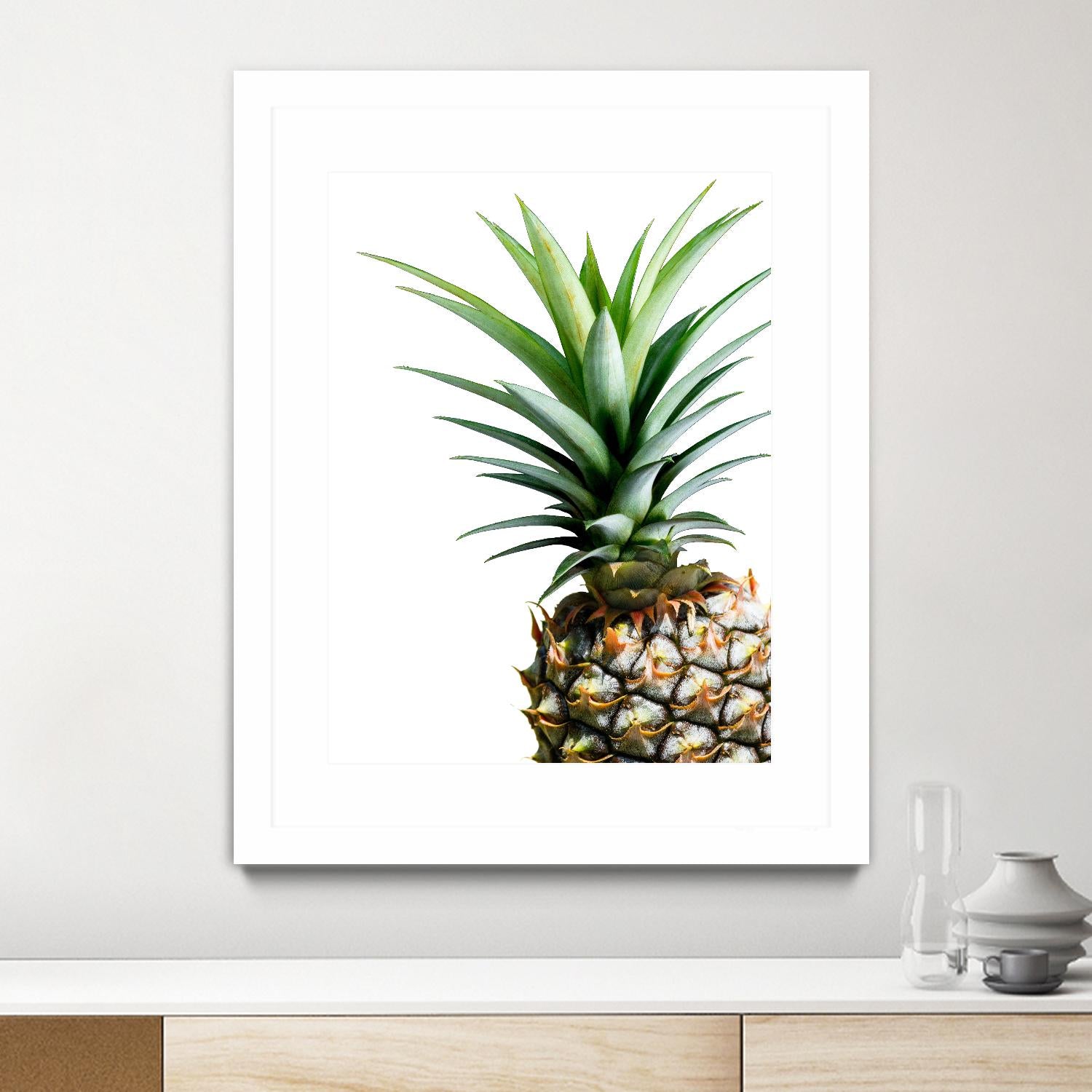 Pineapple (color) by Lexie Greer on GIANT ART - multicolor photography; cuisine; floral/still life