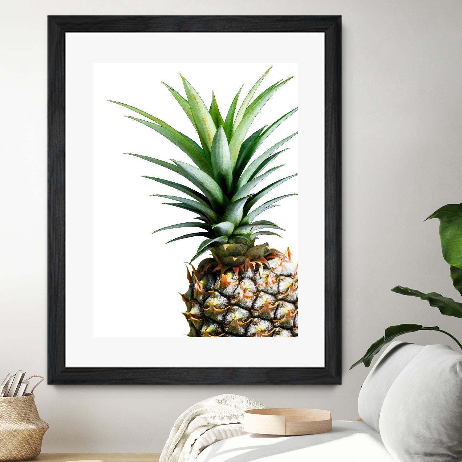Pineapple (color) by Lexie Greer on GIANT ART - multicolor photography; cuisine; floral/still life