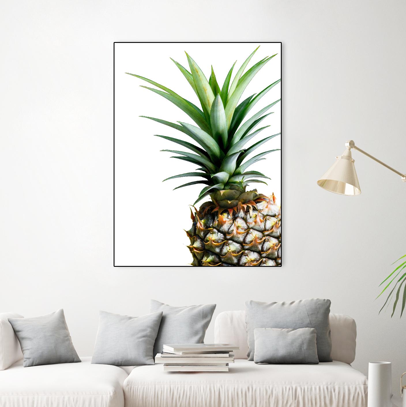 Pineapple (color) by Lexie Greer on GIANT ART - multicolor photography; cuisine; floral/still life