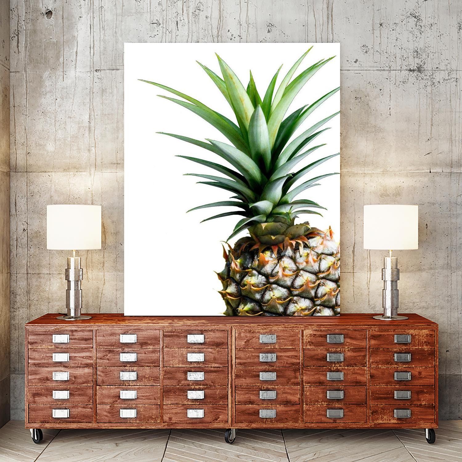 Pineapple (color) by Lexie Greer on GIANT ART - multicolor photography; cuisine; floral/still life