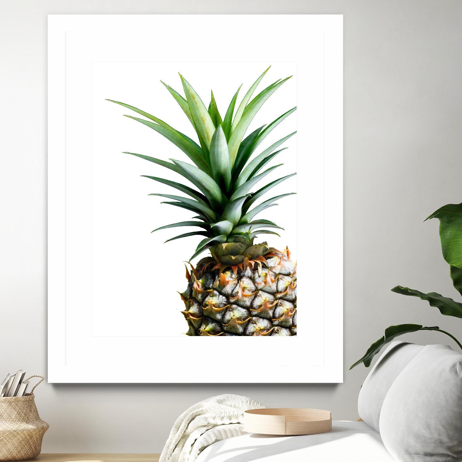 Pineapple (color) by Lexie Greer on GIANT ART - multicolor photography; cuisine; floral/still life