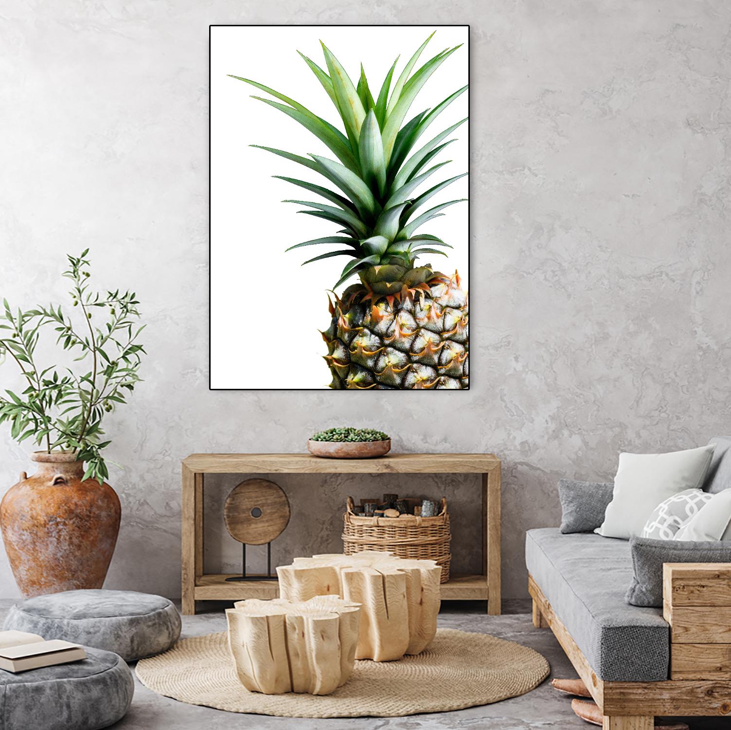 Pineapple (color) by Lexie Greer on GIANT ART - multicolor photography; cuisine; floral/still life