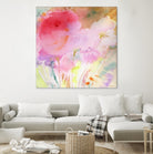Pink Whisper by Sheila Golden on GIANT ART - multicolor contemporary; floral/still life; abstracts
