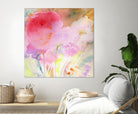 Pink Whisper by Sheila Golden on GIANT ART - multicolor contemporary; floral/still life; abstracts