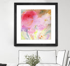 Pink Whisper by Sheila Golden on GIANT ART - multicolor contemporary; floral/still life; abstracts