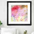 Pink Whisper by Sheila Golden on GIANT ART - multicolor contemporary; floral/still life; abstracts
