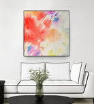 Summer Glory by Sheila Golden on GIANT ART - multicolor contemporary; abstracts; floral/still life