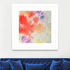 Summer Glory by Sheila Golden on GIANT ART - multicolor contemporary; abstracts; floral/still life