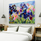 The Iris Show by Pamela Gatens on GIANT ART - multicolor floral/still life; contemporary