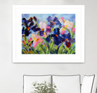 The Iris Show by Pamela Gatens on GIANT ART - multicolor floral/still life; contemporary