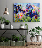 The Iris Show by Pamela Gatens on GIANT ART - multicolor floral/still life; contemporary