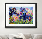The Iris Show by Pamela Gatens on GIANT ART - multicolor floral/still life; contemporary