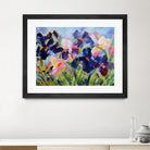 The Iris Show by Pamela Gatens on GIANT ART - multicolor floral/still life; contemporary