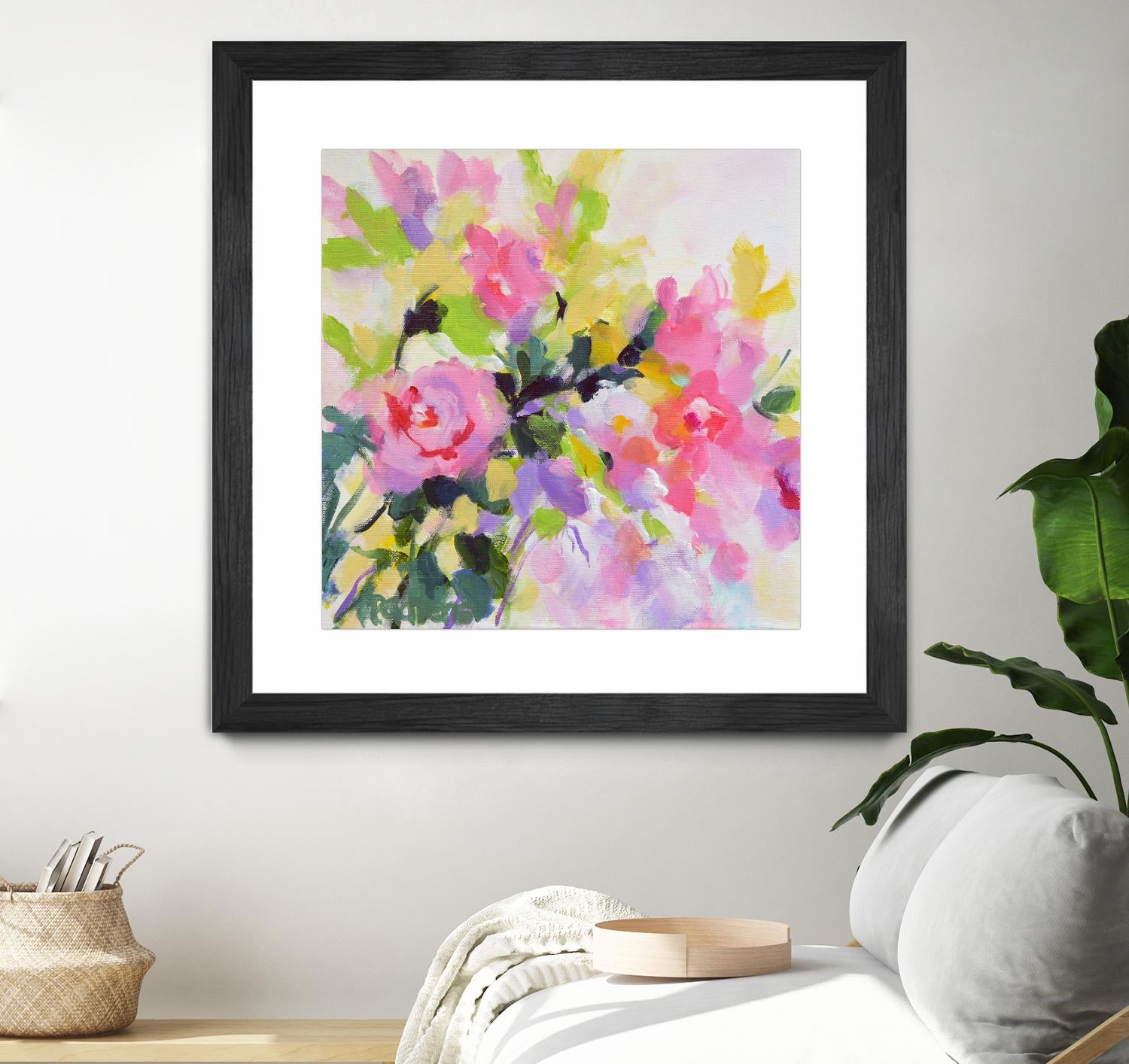 Wild Rose Garden by Pamela Gatens on GIANT ART - multicolor floral/still life; contemporary