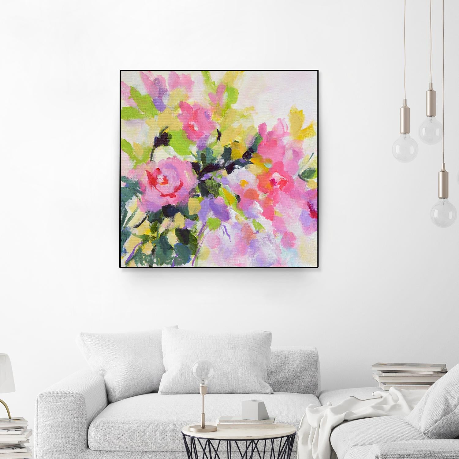 Wild Rose Garden by Pamela Gatens on GIANT ART - multicolor floral/still life; contemporary