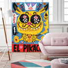 Magic Japanese Cockfighting by Jorge R. Gutierrez on GIANT ART - multicolor ethnic; urban/pop surrealism