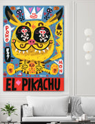 Magic Japanese Cockfighting by Jorge R. Gutierrez on GIANT ART - multicolor ethnic; urban/pop surrealism