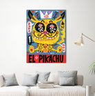 Magic Japanese Cockfighting by Jorge R. Gutierrez on GIANT ART - multicolor ethnic; urban/pop surrealism