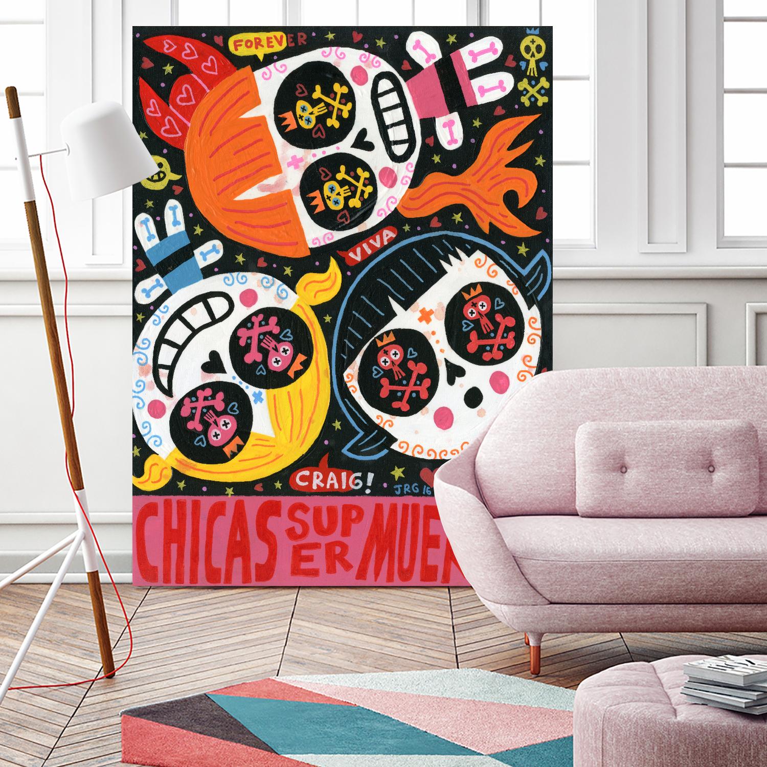 The Holy Trinity by Jorge R. Gutierrez on GIANT ART - multicolor ethnic; urban/pop surrealism