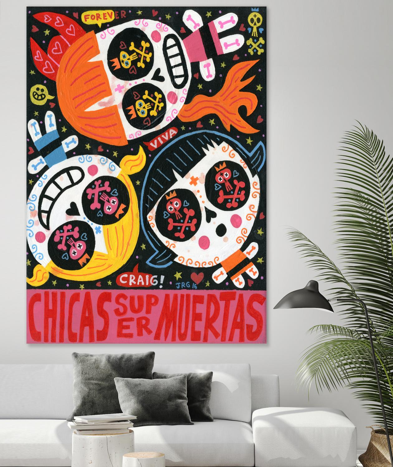 The Holy Trinity by Jorge R. Gutierrez on GIANT ART - multicolor ethnic; urban/pop surrealism