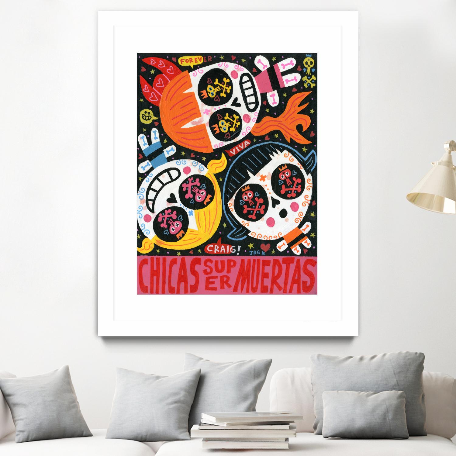 The Holy Trinity by Jorge R. Gutierrez on GIANT ART - multicolor ethnic; urban/pop surrealism