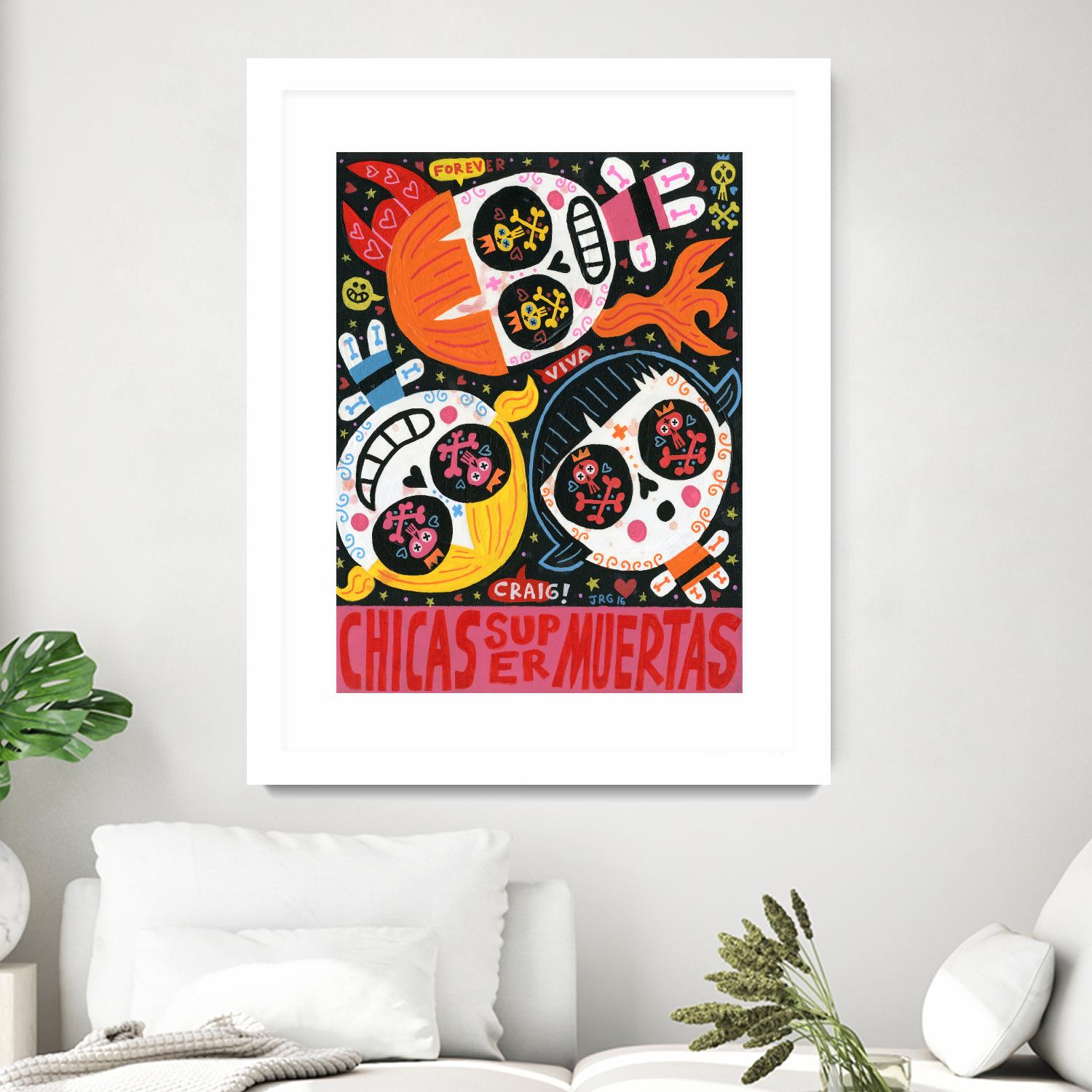 The Holy Trinity by Jorge R. Gutierrez on GIANT ART - multicolor ethnic; urban/pop surrealism