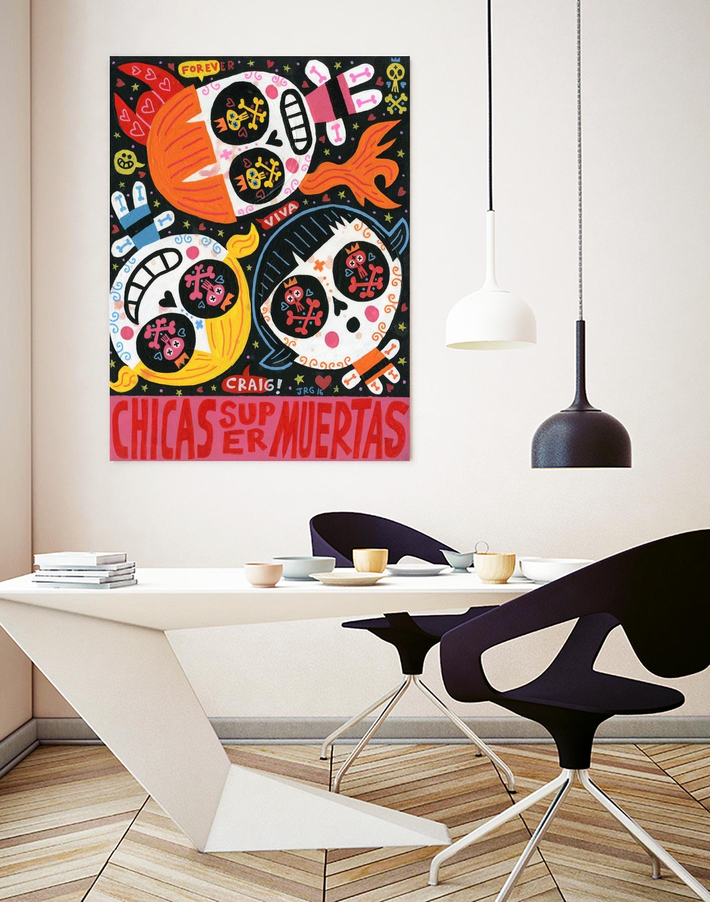 The Holy Trinity by Jorge R. Gutierrez on GIANT ART - multicolor ethnic; urban/pop surrealism