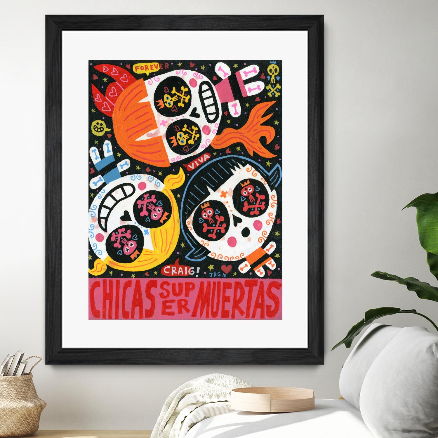 The Holy Trinity by Jorge R. Gutierrez on GIANT ART - multicolor ethnic; urban/pop surrealism