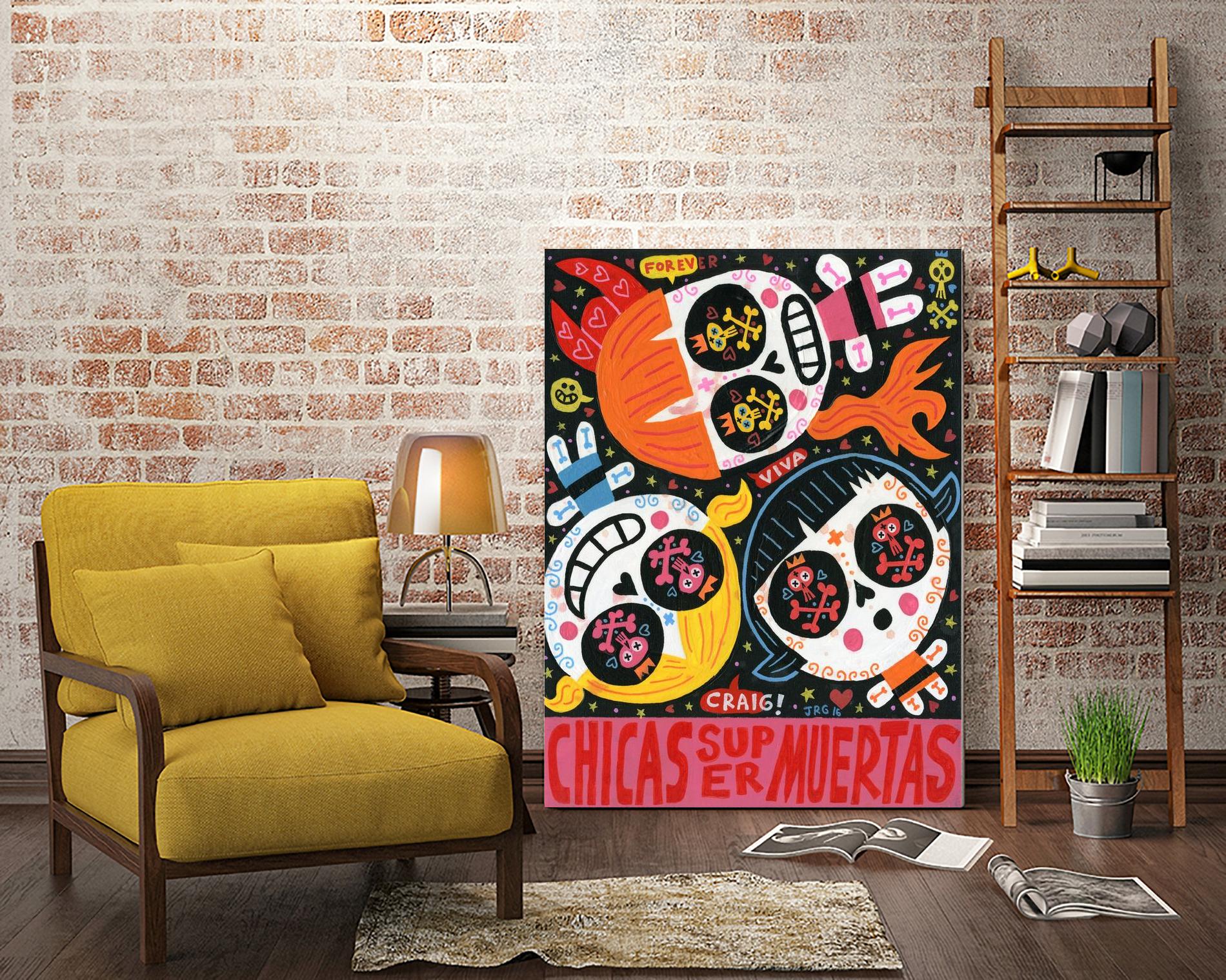 The Holy Trinity by Jorge R. Gutierrez on GIANT ART - multicolor ethnic; urban/pop surrealism