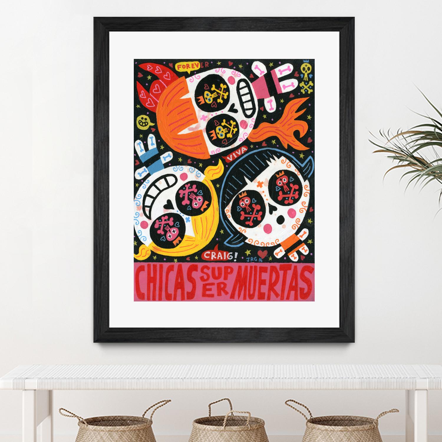 The Holy Trinity by Jorge R. Gutierrez on GIANT ART - multicolor ethnic; urban/pop surrealism