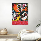 The Holy Trinity by Jorge R. Gutierrez on GIANT ART - multicolor ethnic; urban/pop surrealism