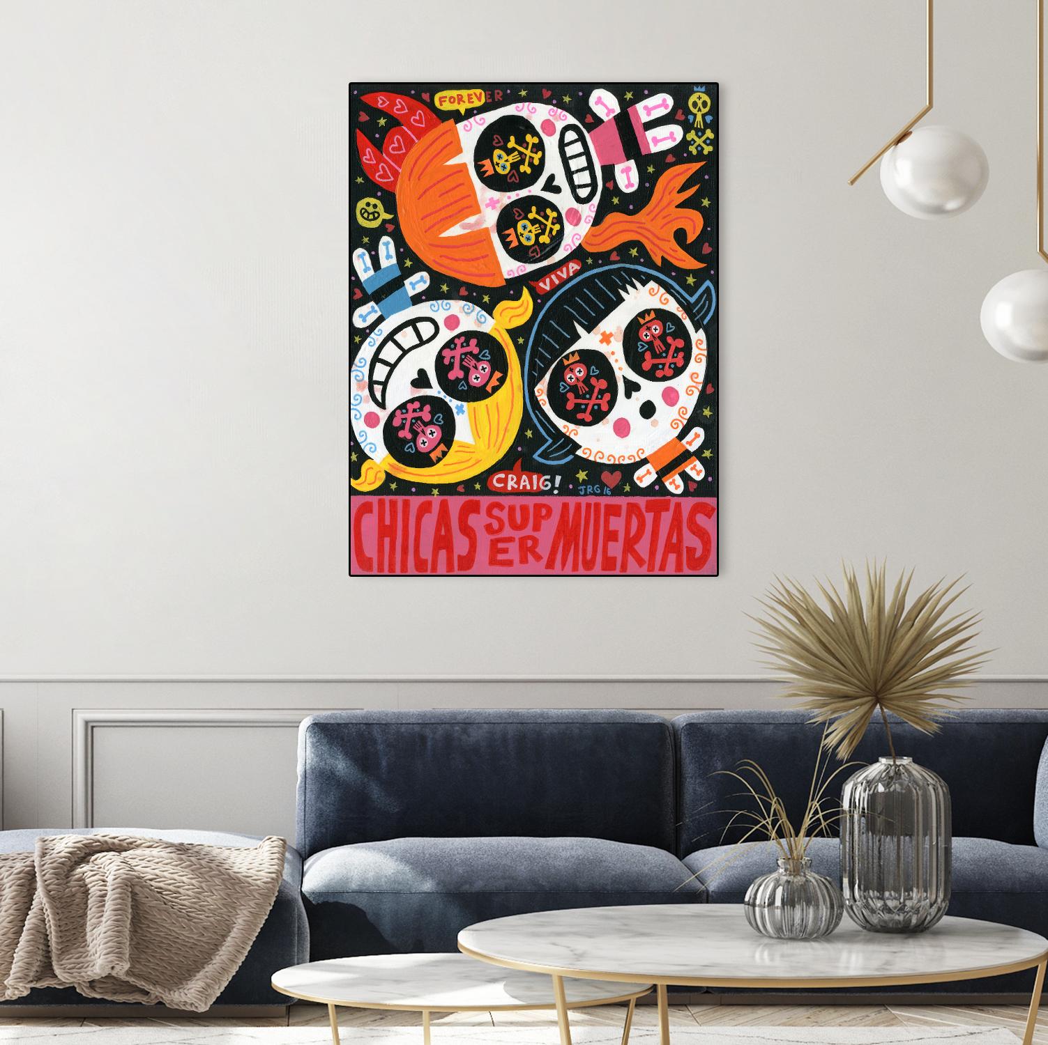 The Holy Trinity by Jorge R. Gutierrez on GIANT ART - multicolor ethnic; urban/pop surrealism