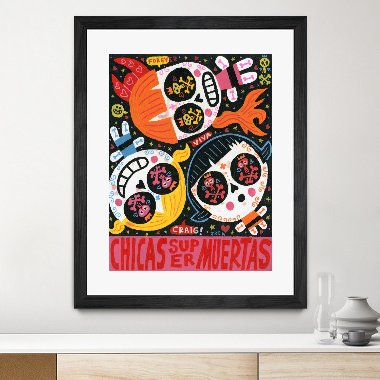 The Holy Trinity by Jorge R. Gutierrez on GIANT ART - multicolor ethnic; urban/pop surrealism