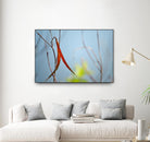 Red and Green by the River by Ulpi Gonzalez on GIANT ART - multicolor photography; floral/still life; landscapes