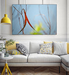 Red and Green by the River by Ulpi Gonzalez on GIANT ART - multicolor photography; floral/still life; landscapes