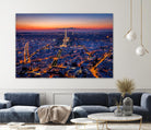 City Lights by H.J. Herrera on GIANT ART - orange city scene
