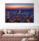 City Lights by H.J. Herrera on GIANT ART - orange city scene