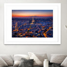 City Lights by H.J. Herrera on GIANT ART - orange city scene