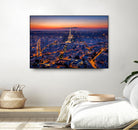 City Lights by H.J. Herrera on GIANT ART - orange city scene